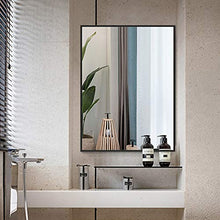 Bathroom mirror Nordic Semplice Bagno Moderno antideflagrante in Lega di Alluminio Full Size Nero/Oro/Argento Specchio da Bagno Specchio da Parete Specchio da Bagno