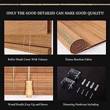 ZZZR Tende a Rullo in Legno Naturale, Protezione UV, Veranda Esterna per Esterni Gazebo pergolato Tende da Giardino per Veranda (Dimensioni: Varie Dimensioni)