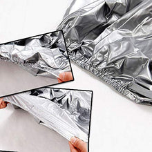 WJJ Copertura Tavolo Esterno Impermeabile Rivestimenti parapolvere for coperture da Tavolo da Biliardo Impermeabile Rivestimento Protettivo in PVC Antivento (Color : Silver, Size : 7ft)