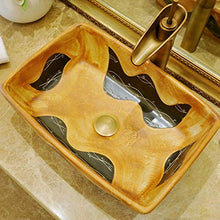 Rettangolare Jingdezhen bagno in ceramica lavandino lavandino in porcellana Contro Top Lavabo Lavandino da bagno moderno lavabo vanità