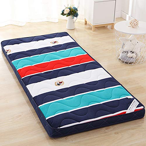 Materasso Tatami, Materasso futon Giapponese Portatile, Materasso Pieghevole in Schiuma da Viaggio in Tessuto di Alta qualità per Soggiorno in Camera da Letto,J,100 * 200cm/39 * 79inch