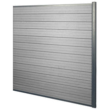 Mendler Pannello supplementare frangivento Privacy Sarthe WPC Alluminio Premium 185cm Grigio