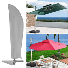 JULYKAI Copertura per ombrellone, Resistenti ombrelloni Impermeabili Oxford, Copertura per ombrellone da Giardino, Regolabile per Esterni per la casa(Gray)