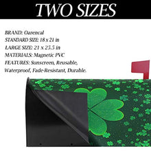 San Patrizio Giorno Trifoglio Plaid Verde Foglie di Trifoglio Copertina Magnetica Giardino Cantiere Casa Decor Dimensioni Standard 53,3 cm x 45,7 cm