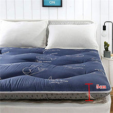 Floor Mattress Futon Mattress,Breathable Fold Futon,Thick Mattress,Double Japanese Sleeping Pad,Soft Futon Floor Mattress,Foldable Roll Up Floor Mattress,Thickness 5cm,I,90x200cm