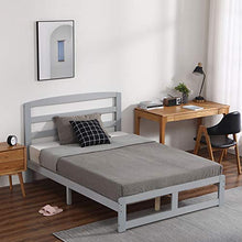 Struttura in legno massiccio di pino con tavola orizzontale in legno massello di pino naturale robusto letto singolo Gary 4 FT6