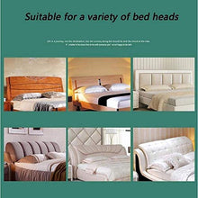 LANG ZI Copritestiera Fodera+Testiera+Letto Fodera per Testata Letto Copri Testata Letto 150/160/200 CM Matrimoniale/Singolo Premium Imbottita Elastica Copritestata Letto Protezione Anti-Collision.
