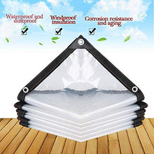 MTYLX Telone Multiuso per Esterni, Telo, Pellicola Isolante Impermeabile Leera in Plastica per Serra, Copertura Antipolvere,Chiaro,3X6M