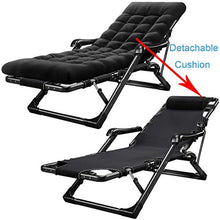 SHUAIIJUAN Sedia per il tempo libero domestico Outdoor Leisure Lettino pieghevole Sdraio reclinabile sedie del patio Poltrona reclinabile con cuscini Piscina Sedia a sdraio for spiaggia, il campeggio,