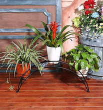 Mensole Portafiori Eleganti in Metallo ad Arco in Metallo con Supporto da Giardino, O&YQ