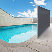 sogesfurniture Tende da Veranda,Tende da Sole per Esterno,Tende da Sole paravento Laterale frangivento Estensibile,300x120cm,Grey BHEU-MH038-312G