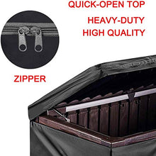 Confezione da 2 coperture per box da giardino impermeabile per esterni con cerniera, 157 x 76 x 71 cm