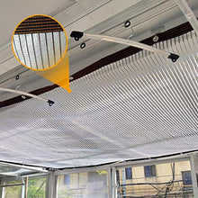 WXQIANG Copertura dello Schermo del 80% Paralume in Tessuto Ombra Panno Balcone Sole con Occhielli - Antivento Alluminio Netto Pergola for Serra Outdoor Patio Protezione Protezione Solare, Isolamento
