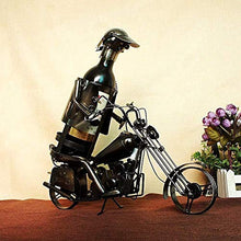 LHQ-HQ Vino Wine Rack creativa guida del motociclo stile cremagliera Mobili ornamento decorazione ferro vino rack Bottle Holder Vino contenitore decorazione domestica del mestiere del ferro regalo Art