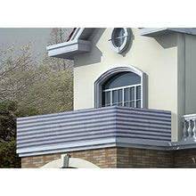 WYYUE Recinzione Copertura per Balcone Protezione della Privacy Schermo HDPE Materiale, Resistente alle Intemperie Leggermente Trasparente, Copertura per Balcone,Blue White,90 * 500cm