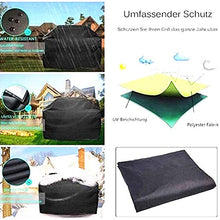 STZYY Coperture per mobili da Giardino, Copertura Impermeabile per mobili da Giardino, Copertura Protettiva Multiuso per Tutte Le Stagioni, Set di Attrezzature Anti-UV Antivento, Nero, 275x107x75c