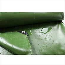 MTYLX Tarpaulin All'Aperto, Telo Impermeabile Pesante Tarpa Tessuto Di Tela Di Tela Di Tela Spessa Linoleum Sole Panno Panno Capannone Resistente All'Usura Pvc 0.7Mm - 700 G/M²,Verde,2X 3M.