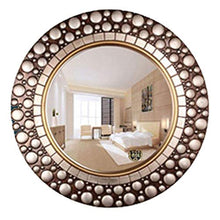 XLY Specchio d'ingresso Arazzo Europea Specchio Grande Specchio Rotondo Specchio Bagno Rotondo igienici Specchio Specchio da Toilette Specchio da Toilette