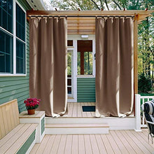 Desinding Tabella Tenda Impermeabile all'aperto Top Thermal Isolato Blackout Blackout Drape per Patio Giardino Anteriore Portico Gazebo Tende da Esterno (Color : Khaki)
