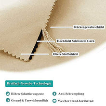 DLMSDG Tende per Esterni, Tenda Oscurante Termica Isolante con Occhielli, Antivento Opaca Parasole, per Veranda, Terrazza, Balcone(beige132x213cm/52x84in)