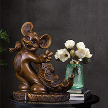 ZGPTX Scultura per Statue Decorazione Creativo Wine Rack Ornament Rat Wine Rack Modern Simple TV Cabinet Decoration Gift