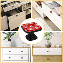 Caramelle di Natale Pomelli per Porta Set di 4 Pomelli per Mobili Manopole per Cassetti Cucina Armadio Vetro