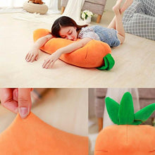 Black Temptation Cuscino Morbido della Peluche del Giocattolo Molle farcito Cuscino Molle farcito Giocattolo della Peluche delle Verdure, Carota