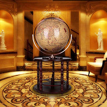DFBGL Globo Grande mappamondo educativo con Base in Legno Portabottiglie per Vino Portabottiglie in Stile retrò Armadio per Bevande Portabottiglie per Vino Organizzatore Decorativo Antic