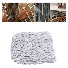 WaiMin Rete for recinzioni di Sicurezza for Esterni Scale for Bambini Rete Protettiva Balcone Rete antisfondamento Decorazione murale Rete Rete Anti-Gatto Rete for ringhiera Bianco 100x100mm Rete 6mm