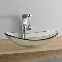 [neu.haus] Lavabo in Vetro Duro (47x31cm) Ovale Vasca lavabo
