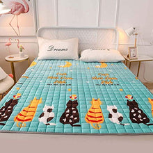 ZZX Materassino da Campeggio Portatile Materassino per Dormire per Bambini Pieghevole Morbido E Traspirante, Materasso Pieghevole Giapponese,C-100 * 200cm