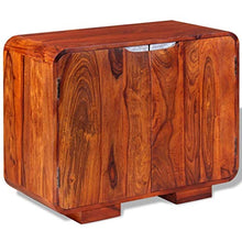 FAMIROSA Credenza in Legno Massello di Sheesham 75x35x60 cm