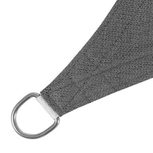 EUGAD Tende da Sole per Esterno Vele Parasole Ombreggiante Tenda a Vela Triangolare per Giardino Terrazzo Anti UV 3x3x4,25m Grigio 0182ZYF