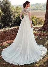 FTFTO Accessori per la casa Abiti Eleganti e semplici Abito alla Moda con Scollo a V Tulle Appliques in Pizzo Abito Elegante Abito da Sposa Romantico Bianco 18W
