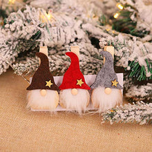 WINOMO 6Pcs Mollette Natalizie Spille di Carta in Legno Foto Mollette Pin Foto Clip per Memo Foto Nota Nome Card
