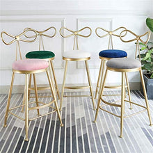 XHCP Mobili da Soggiorno Sgabelli Sgabelli da Bar Moderni Grigi Sedia da Pranzo con Schienale ad Arco e Sedile in Velluto, Sgabelli da Bar per Cucina Colazione Pub Lounge Chair Poggiapi