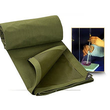 WGEMXC Tarpaulin Multiuso All'Aperto Tarpaulin-Tarpaulin Addensare Canvas Piove Aproof Shade Ploth Copertura Auto Tarp Tenda per Esterni Tessuto Panno per Tetto in Telaio, Massimo 5X6M,3 * 5M.