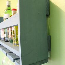 GZA Cremagliera del Vino Struttura in Legno Cremagliera del Vino Supporto Cremagliera del Vino Cornice Galleggiante Decorazione della Parete del Salone Cucina del Ristorante (Formato: 53 * 10 * 22cm)