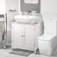 Turefans Mobile lavabo, Mobile sottolavello Bagno, Mobile Bagno, MDF, 60 * 16 * 58 cm