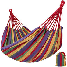 TecTake Amaca da Giardino per più Persone - Superficie 210 x 150 cm - Portata Massima: 200 kg - incl. Sacco - colorato -
