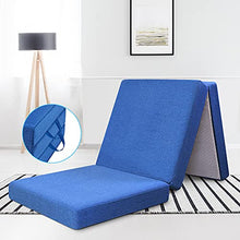 RECCI Materasso pieghevole di alta qualità, 195 x 70 x 10 cm, per materassi degli ospiti, cubi a letto, materasso pieghevole, uso versatile