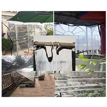 FCXBQ Rete ombreggiante Telo Cerato Copertura Antipioggia Copertura Impermeabile Trasparente Protezione Solare Parabrezza Anti-UV Cortile per Il Trasporto Balcone Stallo per Barbecue, 21 Misure (C