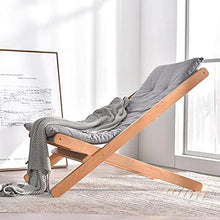 Comodo in Legno rilassamento Sedia Gray reclinabili Pieghevole Sedia a Dondolo Estate Siesta Letto Balcone Svago di bambù Studio Pieghevole