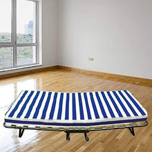 Baldiflex Emporio Brandina Pieghevole a Doghe con Materasso in Memory, Modello Dali' Memory, 80 x 190 cm H10 cm