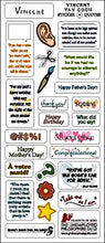 Vincent Van Gogh Quotable Notable – Greeting Card with Sticker Quotes