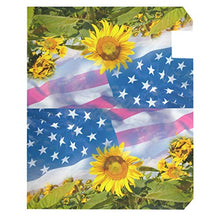 Girasole bandiera americana patriottica 4 ° luglio estate cassette delle lettere copre giardino magnetico decorazione casa giardino dimensioni standard 53,3 cm x 45,7 cm