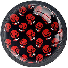 Guantoni da boxe rossi modello nero Pomelli per Porta Set di 4 Pomelli per Mobili Manopole per Cassetti Cucina Armadio Vetro