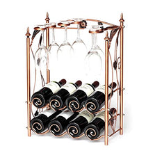 Banco di mostra del vino dell'esposizione del vino dello scaffale del vino, alto vino invertito bicchiere di vino vino vino vino vino vino