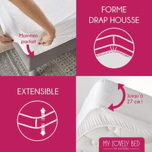 My Lovely Bed - Proteggi Materasso | Coprimaterasso Impermeabile - 140x190/200 cm - 100% Cotone in Spugna a Riccioli - Compatibile King Size - Traspirante