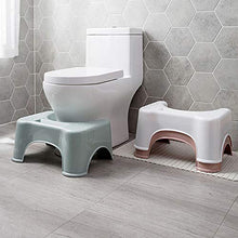 DXXWANG Poggiapiedi Plastica Gabinetto Step Sgabello Casa Bagno Sgabello,Antiscivolo Sgabello da Cucina Shoelay. Luce/D / 21.2×28.5×44.5cm